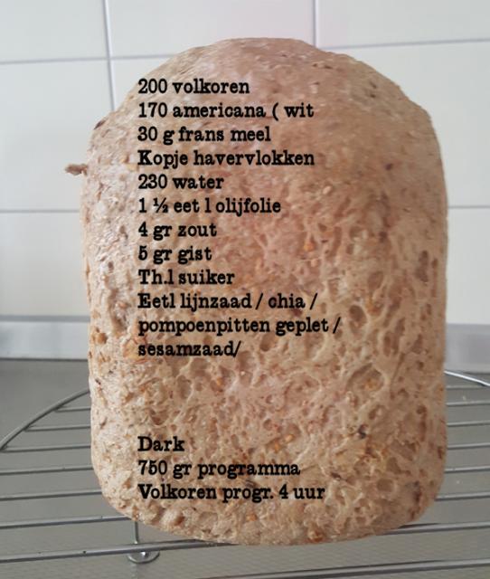 Volkoren-Wit heel brood